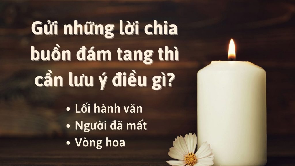 Lời chia buồn đám tang phật giáo